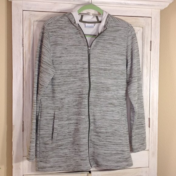 Columbia Tops - Columbia Zip Front Sweatshirt Hoodie Tunic